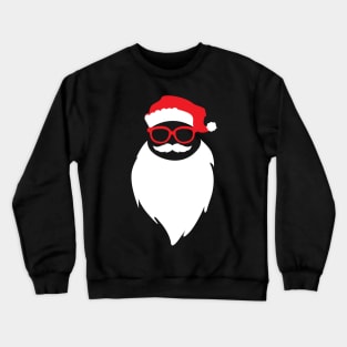 Santa Claus face with hat Crewneck Sweatshirt